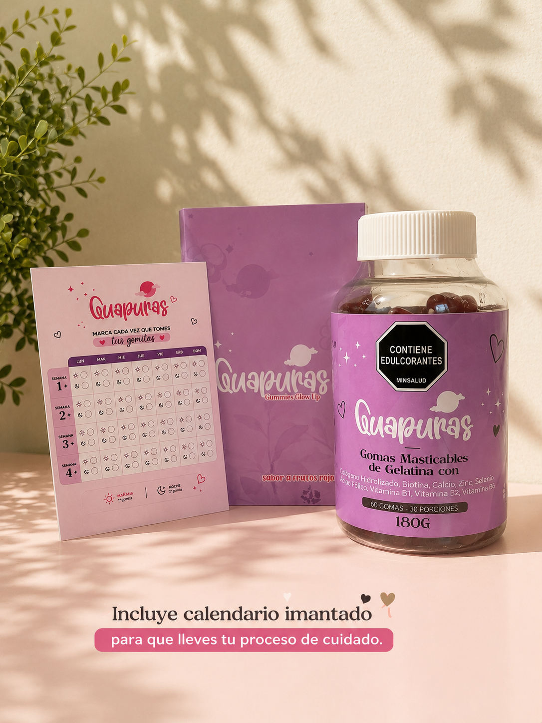 Gomitas Glow Up Con Colágeno Hidrolizado y Biotina