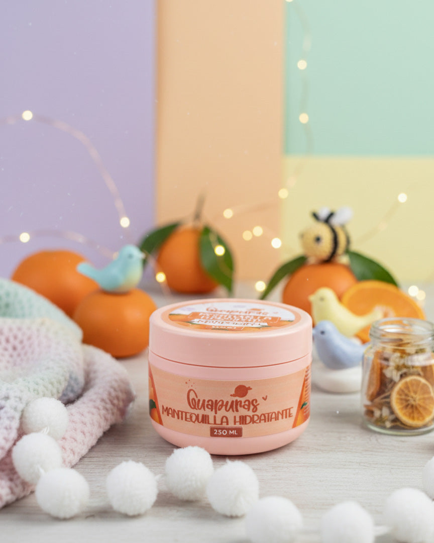 Mantequilla corporal de Mandarina con brillitos
